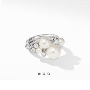 DAVID YURMAN PEARL CLUSTER RING